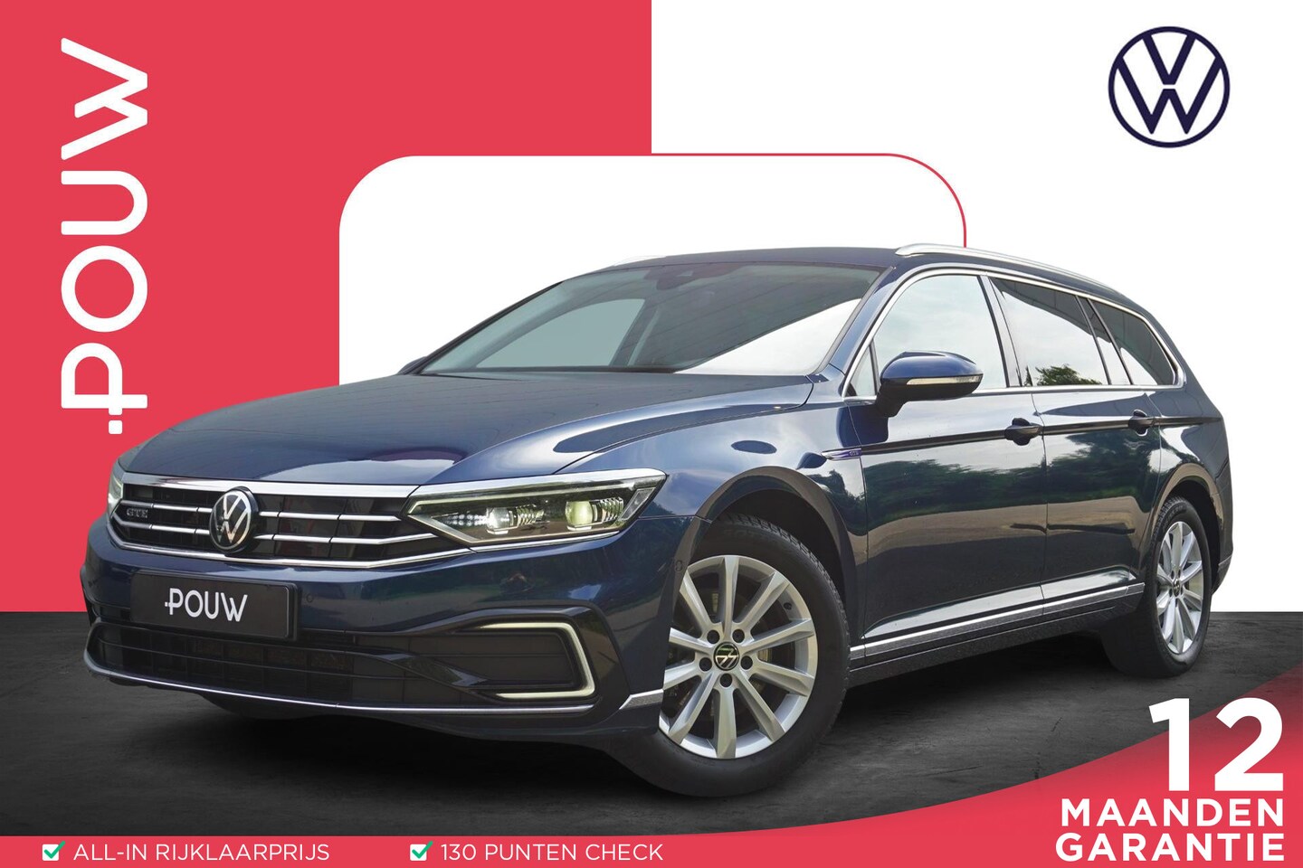 Volkswagen Passat Variant - GTE 1.4 TSI 218pk PHEV Business | Trekhaak | Elektrische Achterklep | Dodehoek Detectie - AutoWereld.nl