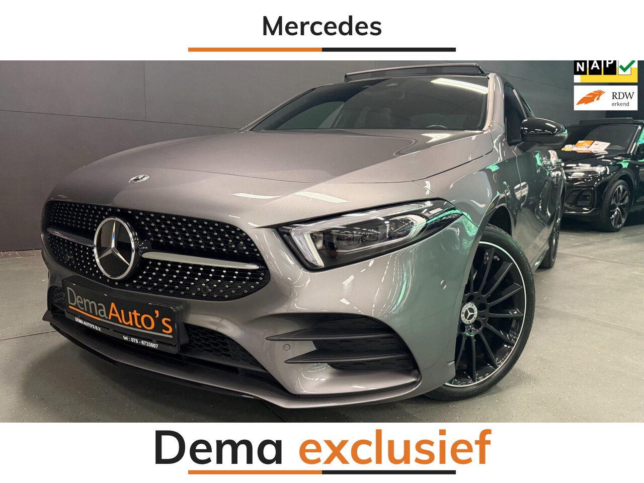 Mercedes-Benz A-klasse - 250 e AMG Line PANO/SFEERVERL/V-COCKPIT/DAB/CARPLAY/CAM/// - AutoWereld.nl