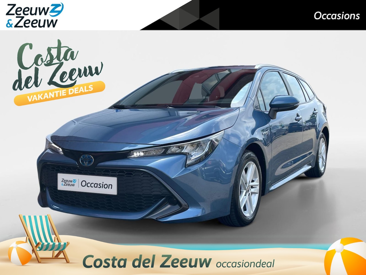 Toyota Corolla Touring Sports - 1.8 Hybrid Active |Carplay/Andriod auto| Climate control| Adaptieve cruise control| Achter - AutoWereld.nl