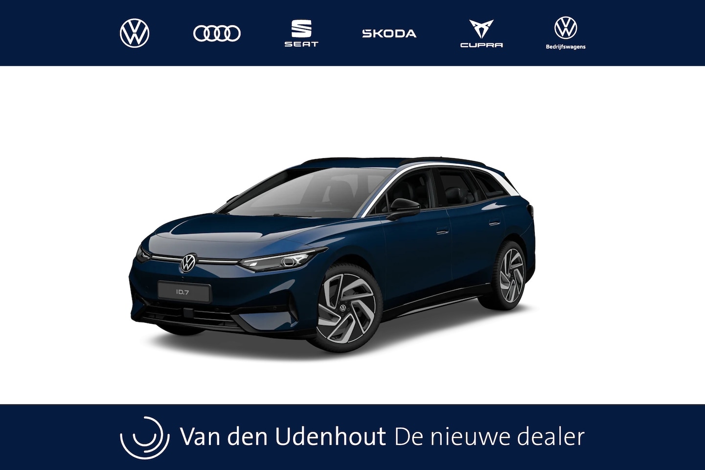 Volkswagen ID.7 Tourer - 77 kWh Elektromotor 286 1AT Pro Business Automaat - AutoWereld.nl