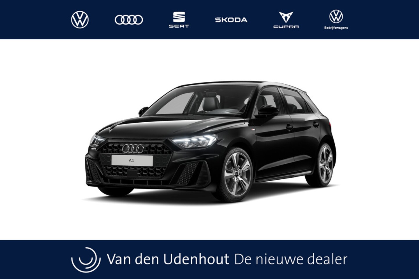 Audi A1 Sportback - 25 TFSI 95 5MT S edition Bekleding Leder/stof "Sequenz" | Ledkoplampen, ledachterlichten, - AutoWereld.nl