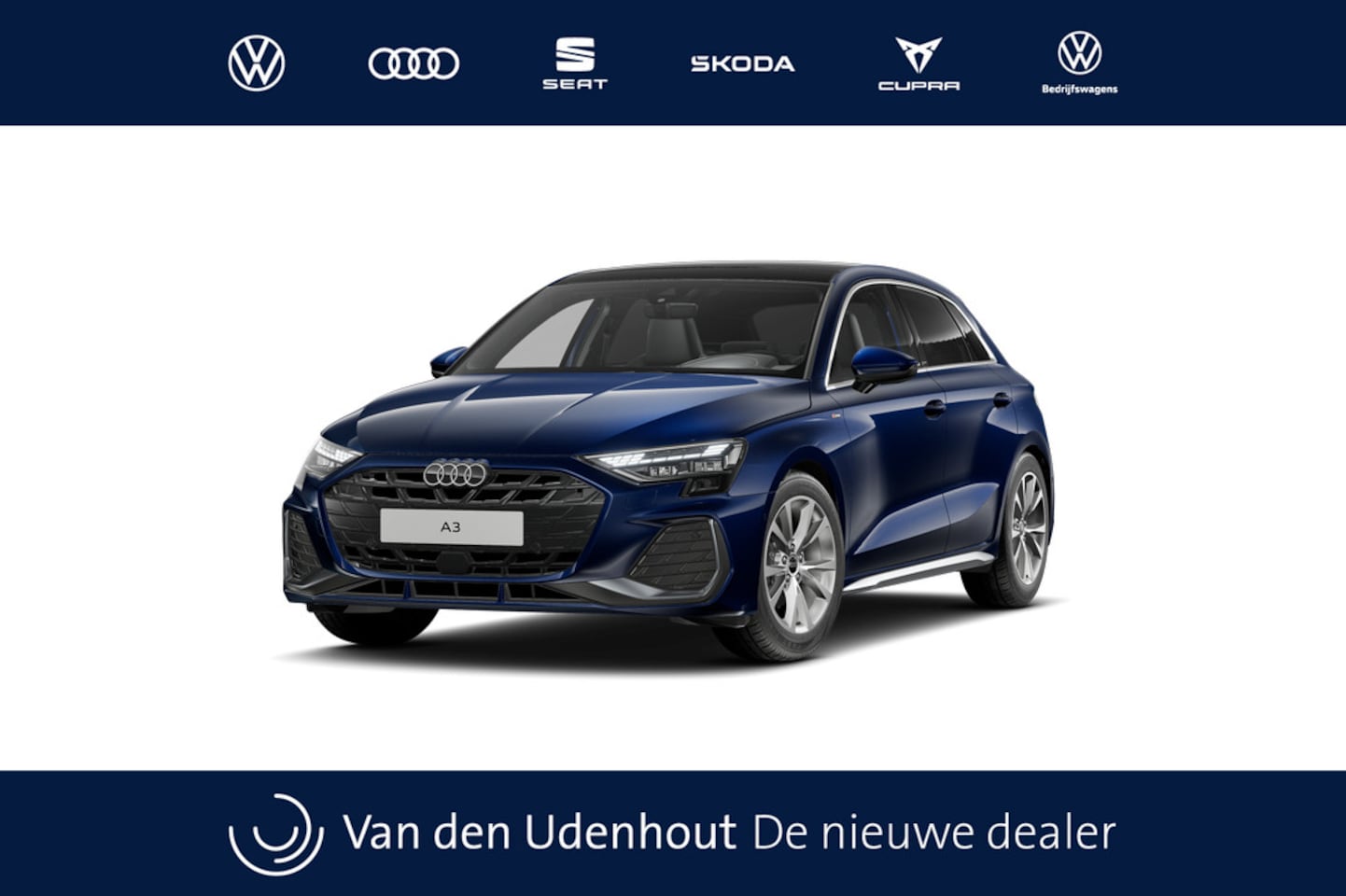 Audi A3 Sportback - A3 30 TFSI 116 S tronic S edition Automaat | S line-interieur met sportstoelen en zwarte s - AutoWereld.nl