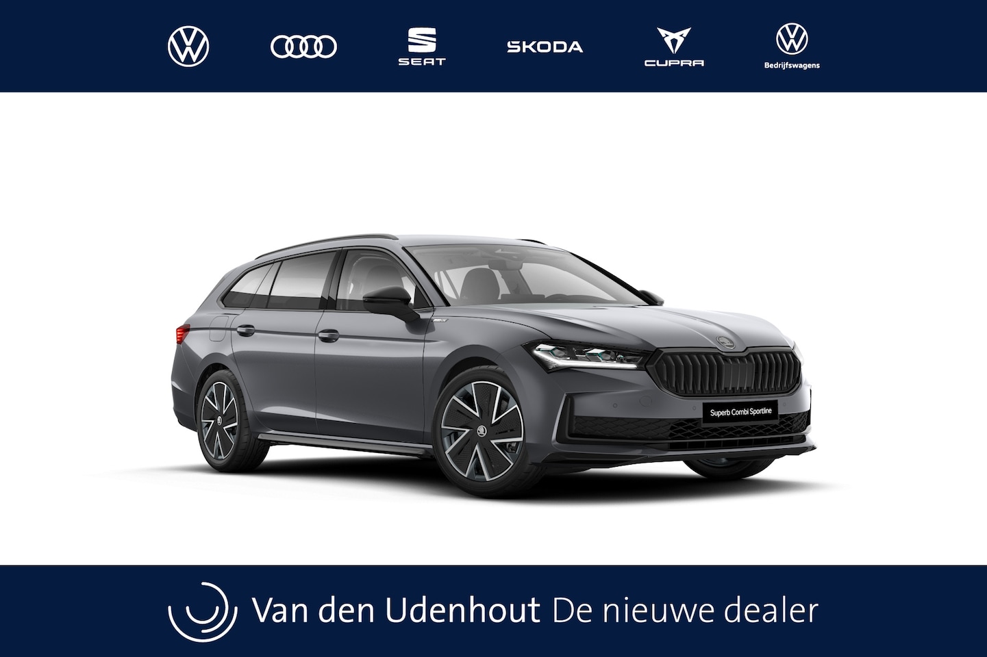 Skoda Superb Combi - 1.5 TSI iV 204 6DSG Sportline Business Automaat | Multifunctioneel verwarmbaar 3 spaaks sp - AutoWereld.nl