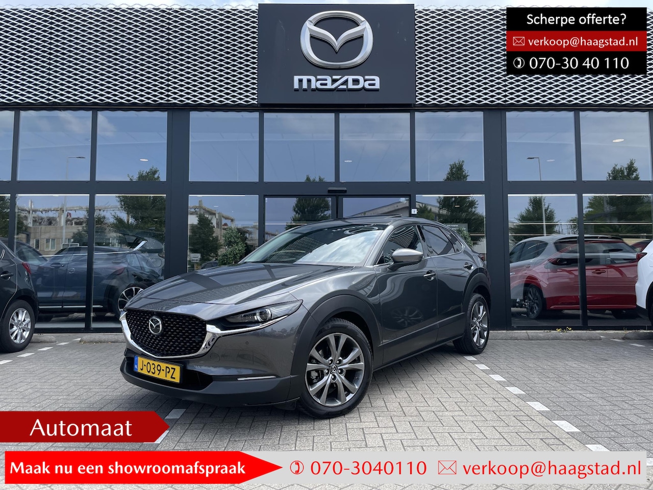 Mazda CX-30 - 2.0 e-SkyActiv-X M Hybrid Luxury BTW Auto / 1e Eig / Dealer Onderhouden / Full Option - AutoWereld.nl