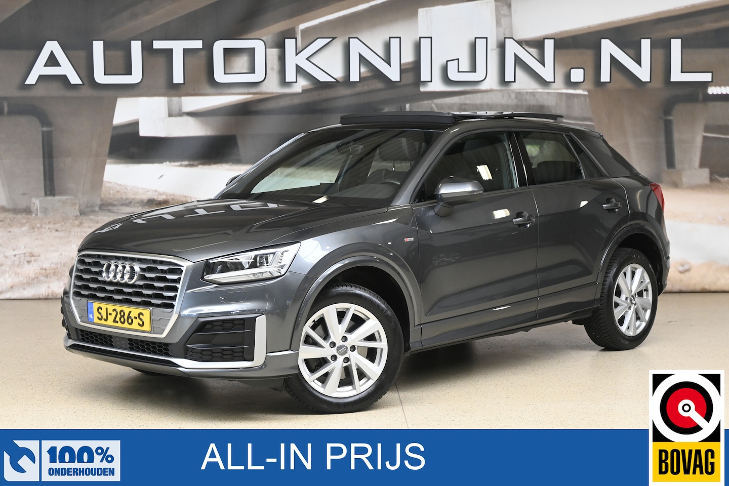 Audi Q2 - 1.4 TFSI 150pk Sport S-Line | LED | Panoramadak | Trekhaak | 100% (Dealer) onderhouden lab - AutoWereld.nl