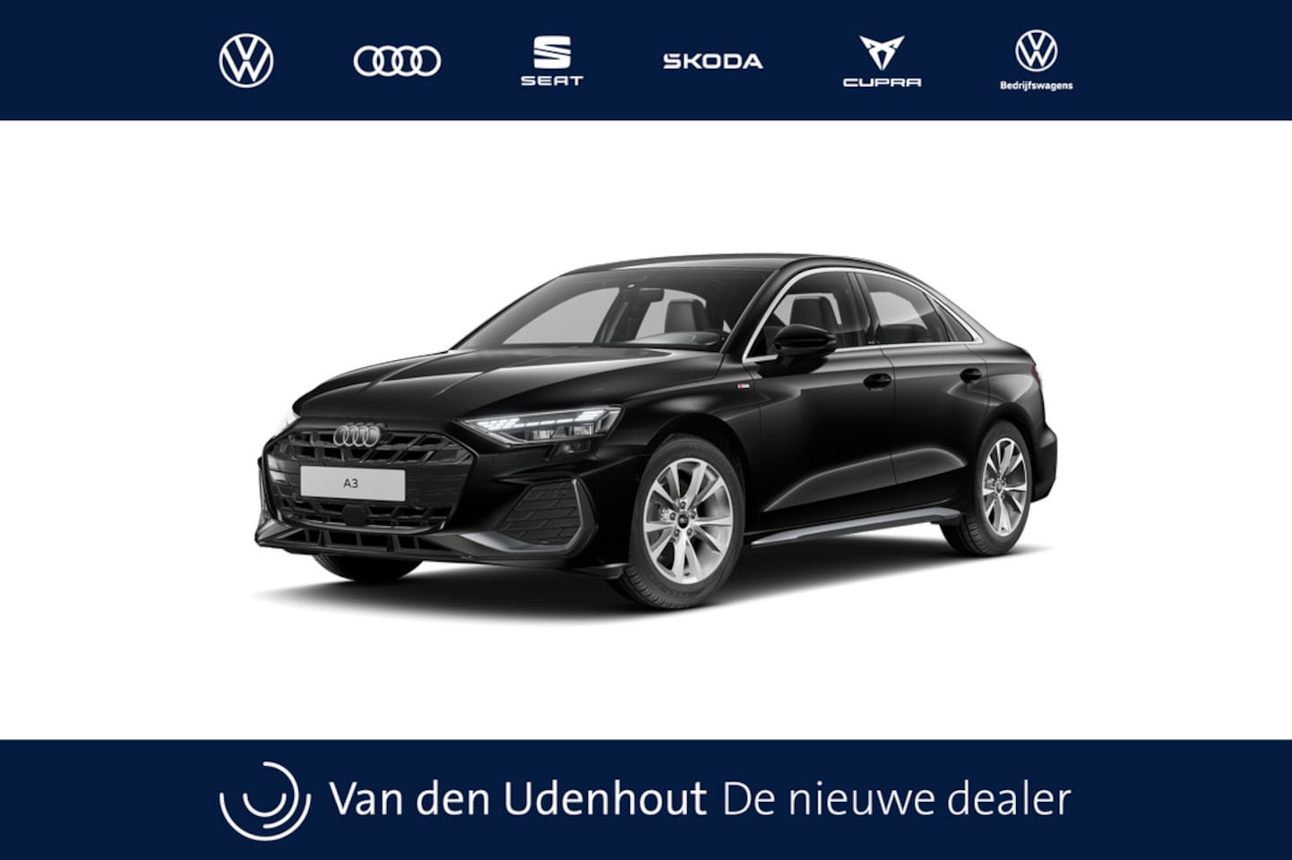 Audi A3 Limousine - 30 TFSI 116 S tronic S edition Automaat | S line-interieur met sportstoelen en zwarte stof - AutoWereld.nl