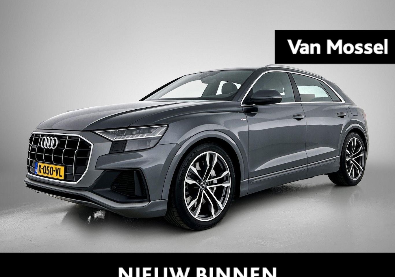 Audi Q8 - 55 TFSI e quattro Pro Line S | Matrix LED | 22''LM velgen | Panoramadak | Keyless | Sfeerv - AutoWereld.nl