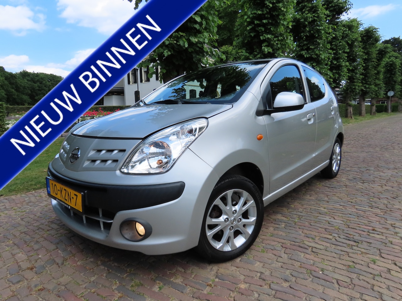 Nissan Pixo - 1.0 Acenta Airco 5 Drs Lm Velgen Trekhaak***Dealer Onderhouden*** - AutoWereld.nl