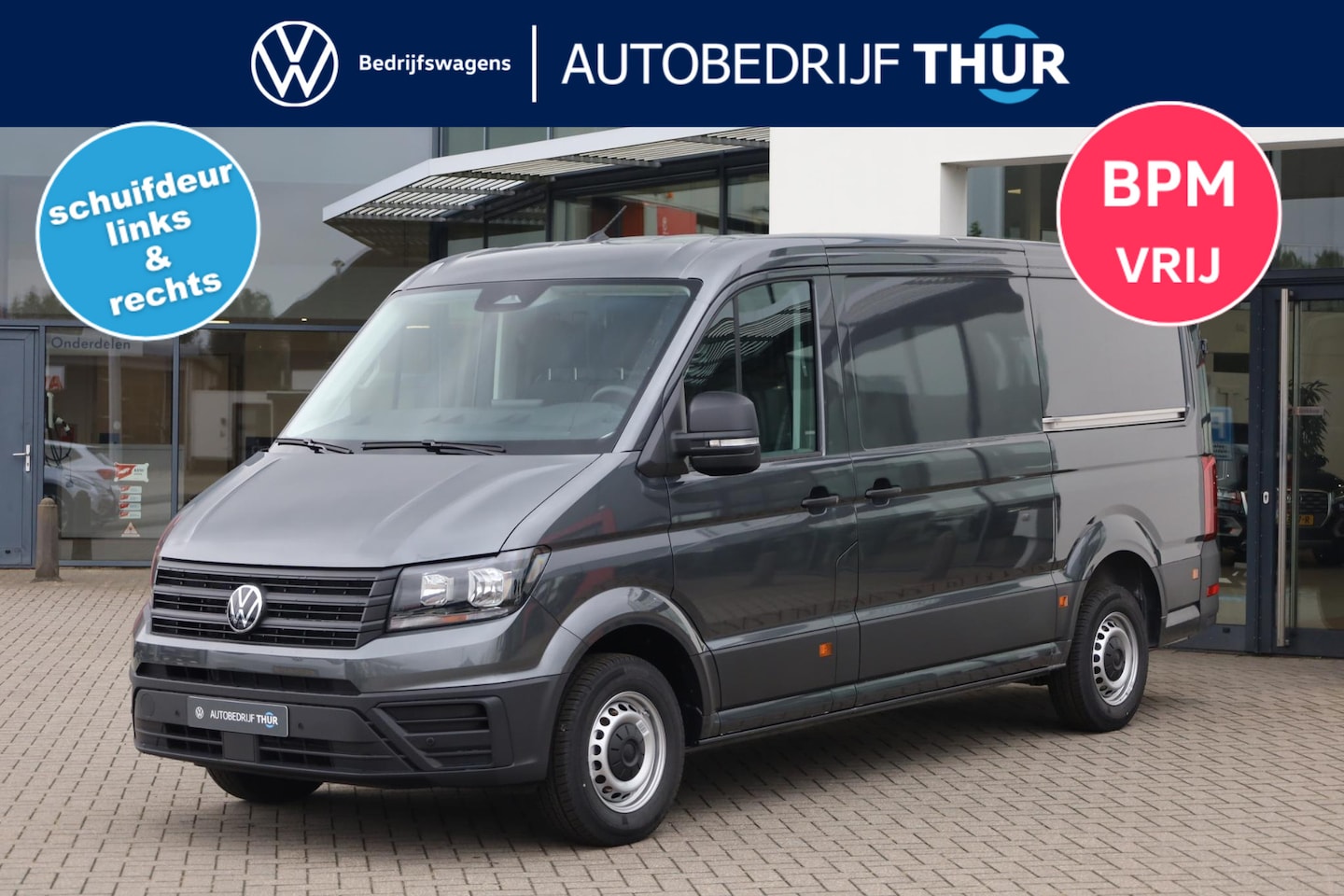 Volkswagen Crafter - 30 2.0 TDI L3H2 Trendline 30 2.0 TDI L3H2 Trendline 140PK / 103kW, BPM vrij, schuifdeur links + rechts, achteruitrij - AutoWereld.nl