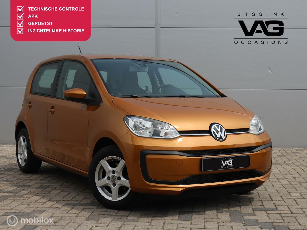 Volkswagen Up! - 1.0 15 inch lmv Airco Bluetooth DAB - AutoWereld.nl