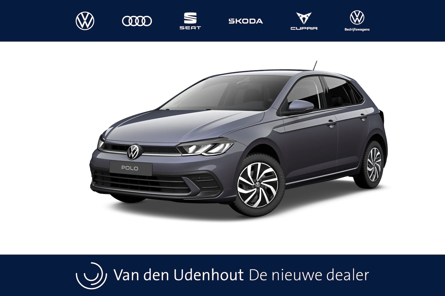 Volkswagen Polo - 1.0 TSI 95 5MT Life Edition Zijruiten achter en achterruit getint, 65% lichtabsorberend | - AutoWereld.nl