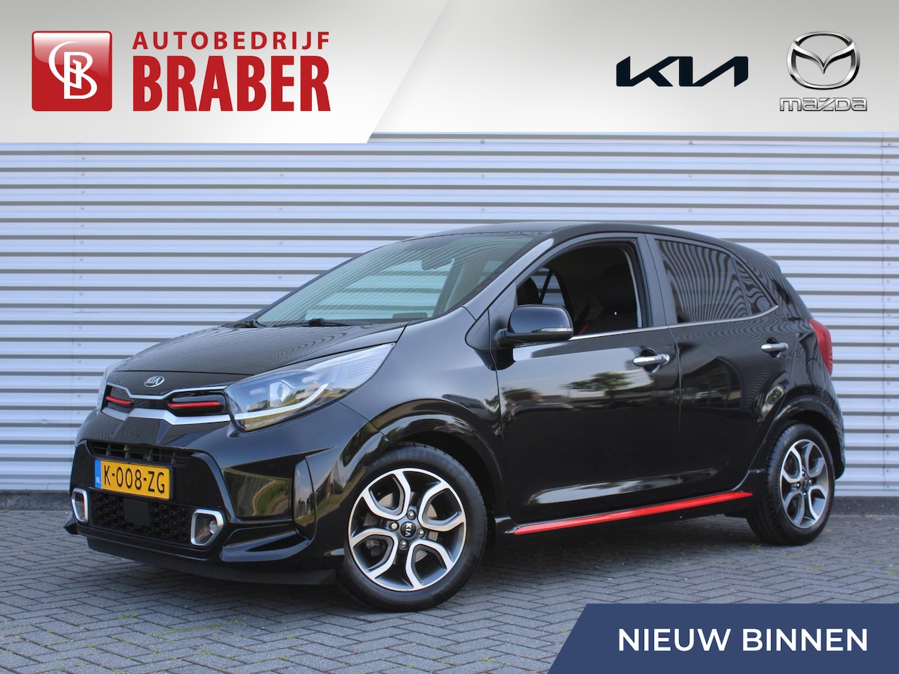 Kia Picanto - 1.0 DPi GT-Line | 15" LM | Airco | Cruise | Navi | PDC | Camera | Leer | - AutoWereld.nl
