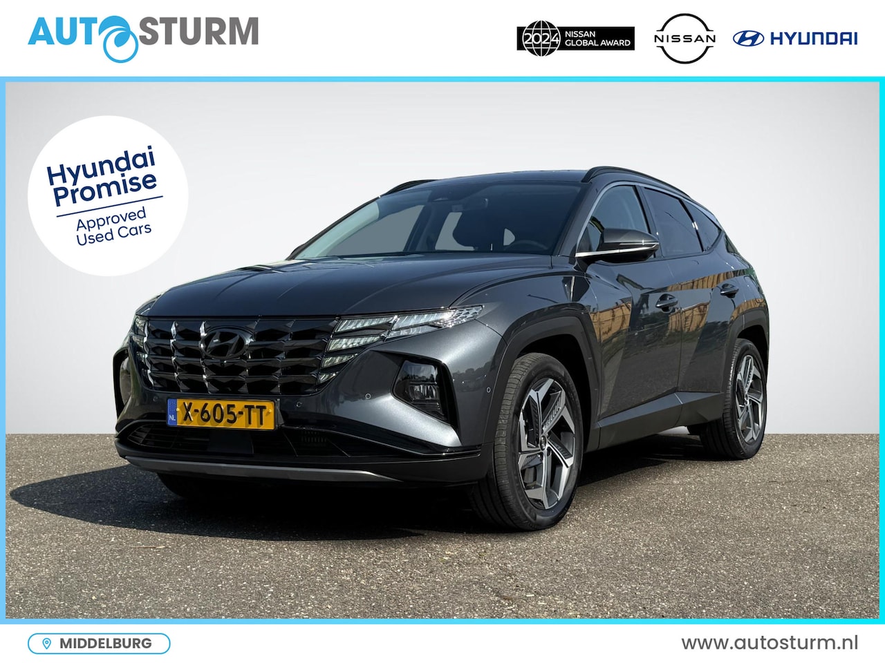 Hyundai Tucson - 1.6 T-GDI PHEV Premium 4WD | Vol-Leder | Digitaal Instrumentenpaneel | Adapt. Cruise Contr - AutoWereld.nl