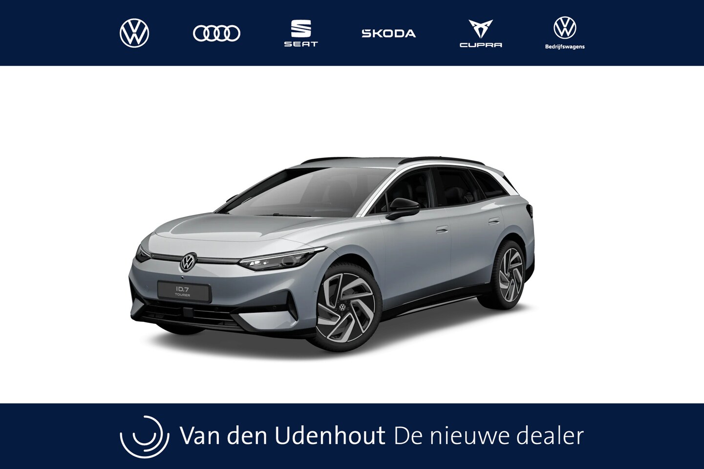 Volkswagen ID.7 Tourer - 77 kWh Elektromotor 286 1AT Pro Business Automaat - AutoWereld.nl