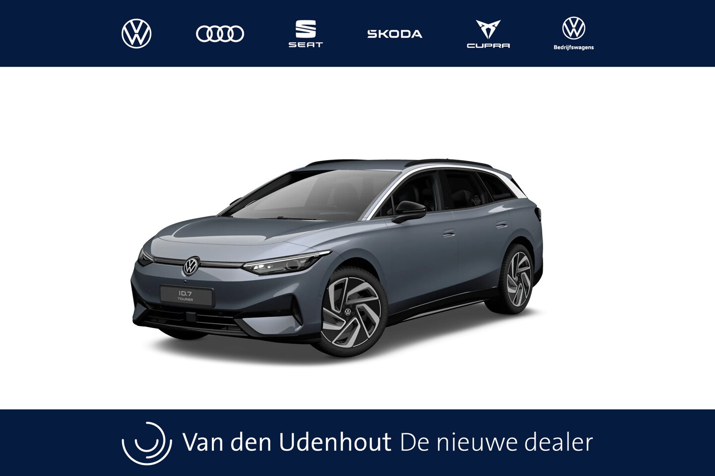 Volkswagen ID.7 Tourer - 77 kWh Elektromotor 286 1AT Pro Business Automaat - AutoWereld.nl