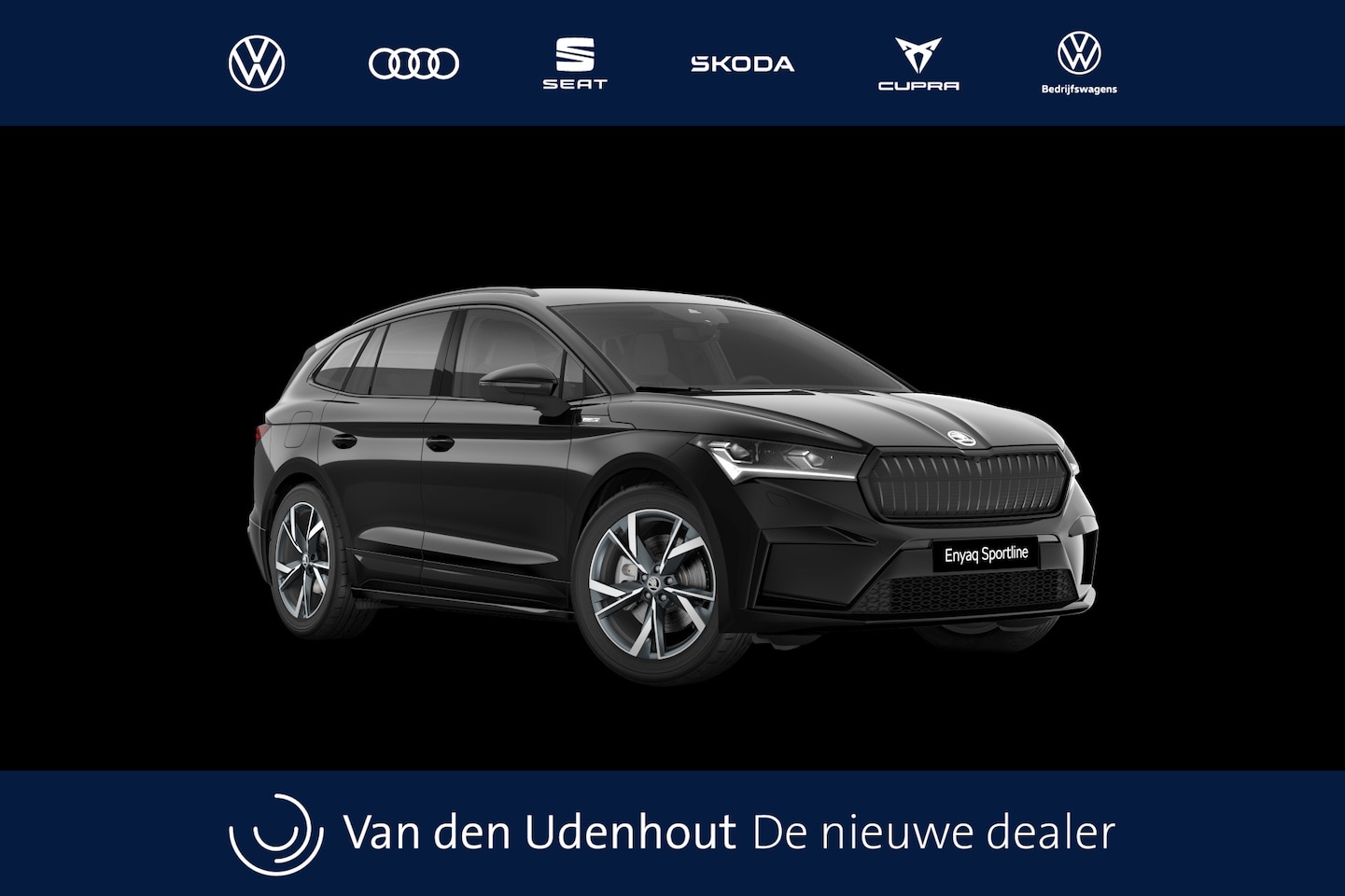 Skoda Enyaq iV - 85 Elektromotor 286 1AT Sportline Automaat | 20" lichtmetalen velgen Taurus, antraciet gep - AutoWereld.nl