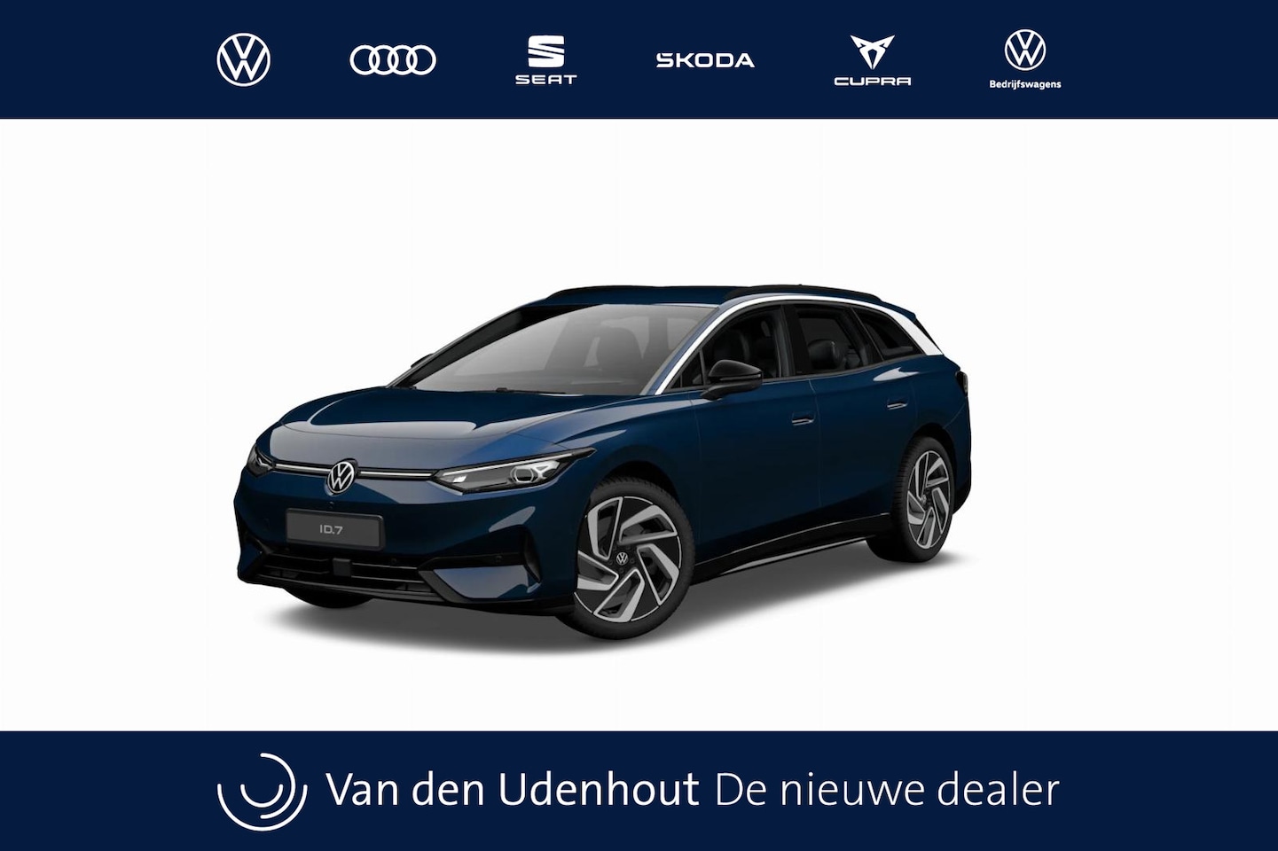 Volkswagen ID.7 Tourer - 77 kWh Elektromotor 286 1AT Pro Business Automaat - AutoWereld.nl