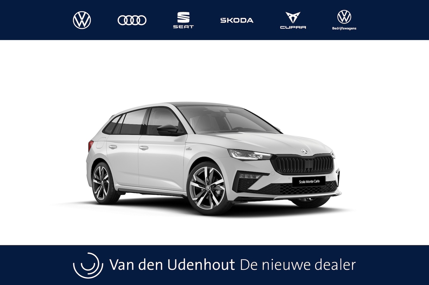 Skoda Scala - 1.0 TSI Greentech 115 6MT Monte Carlo Verwarmbare stoelen voor | Achteruitrijcamera | Virt - AutoWereld.nl