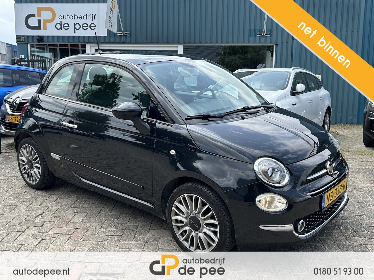 Fiat 500 - 1.2 Lounge GARANTIE/AIRCO/PANORAMADAK/CRUISE/EL.RAMEN/LICHTMETAAL rijklaarprijs! - AutoWereld.nl