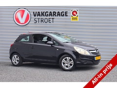 Opel Corsa - 1.2-16V airco | lichtm.velgen | o.h.boekje | jaarbeurt | el.ram