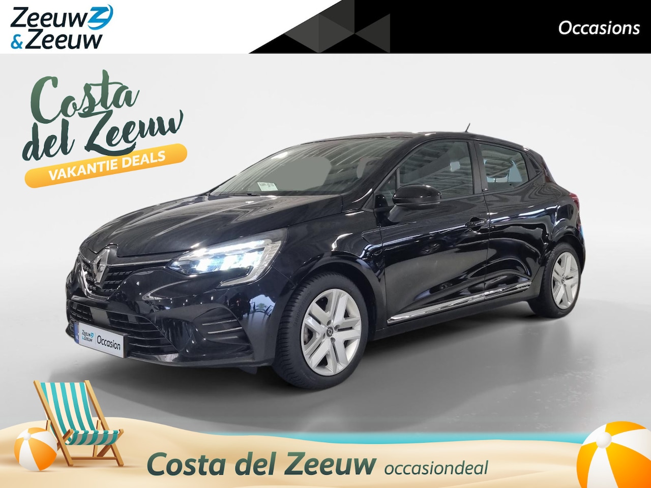 Renault Clio - 1.6 E-Tech Hybrid 140 Business Zen *Automaat* navigatie * parkeerhulp * Carplay * Navigati - AutoWereld.nl