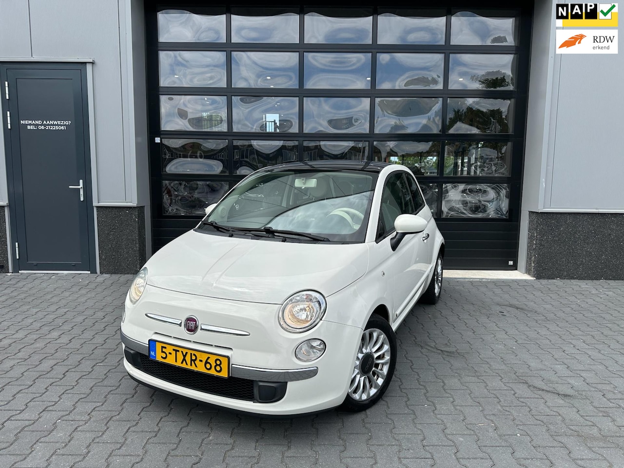 Fiat 500 - 0.9 TwinAir Turbo Lounge panoramadak - AutoWereld.nl