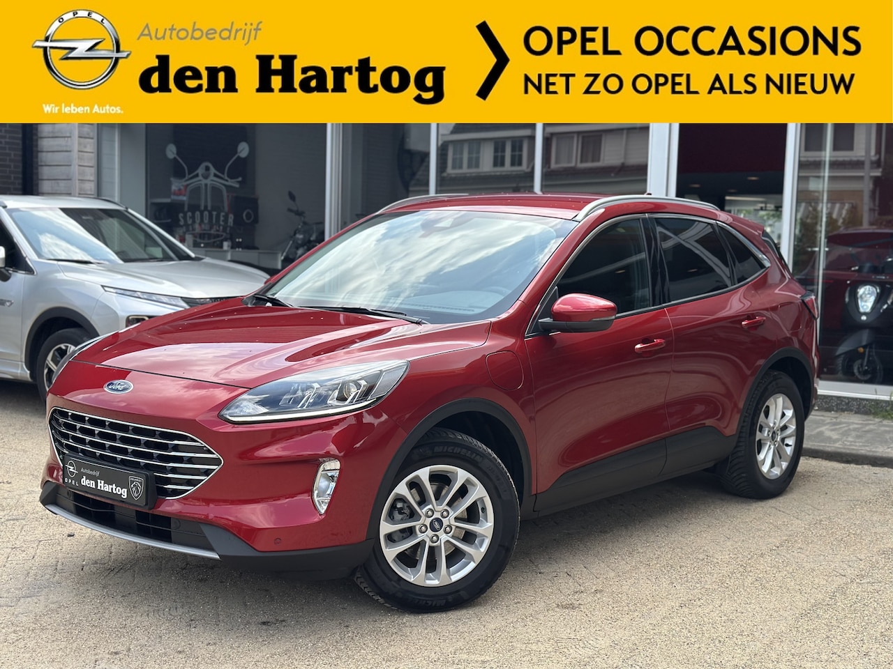 Ford Kuga - 2.5 PHEV Titanium Hybride Stoel+stuur+voorruit verwarming/camera/Navi/Led. - AutoWereld.nl