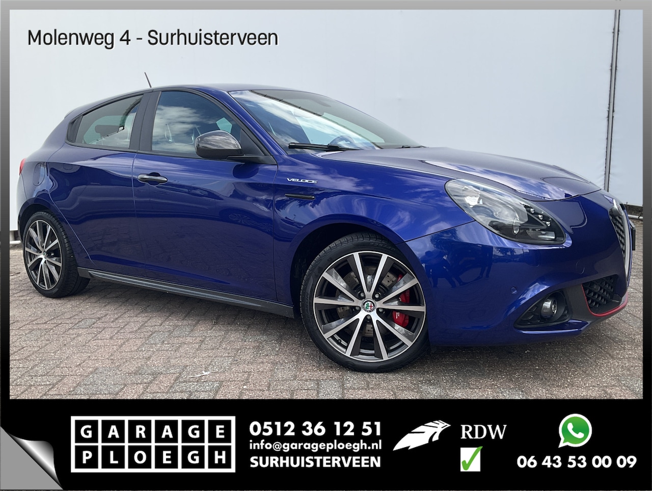 Alfa Romeo Giulietta - 1.750 Turbo 241pk Veloce Automaat Carplay Sport-Stoelen Nav/Cruise Voll.Onderhouden! - AutoWereld.nl