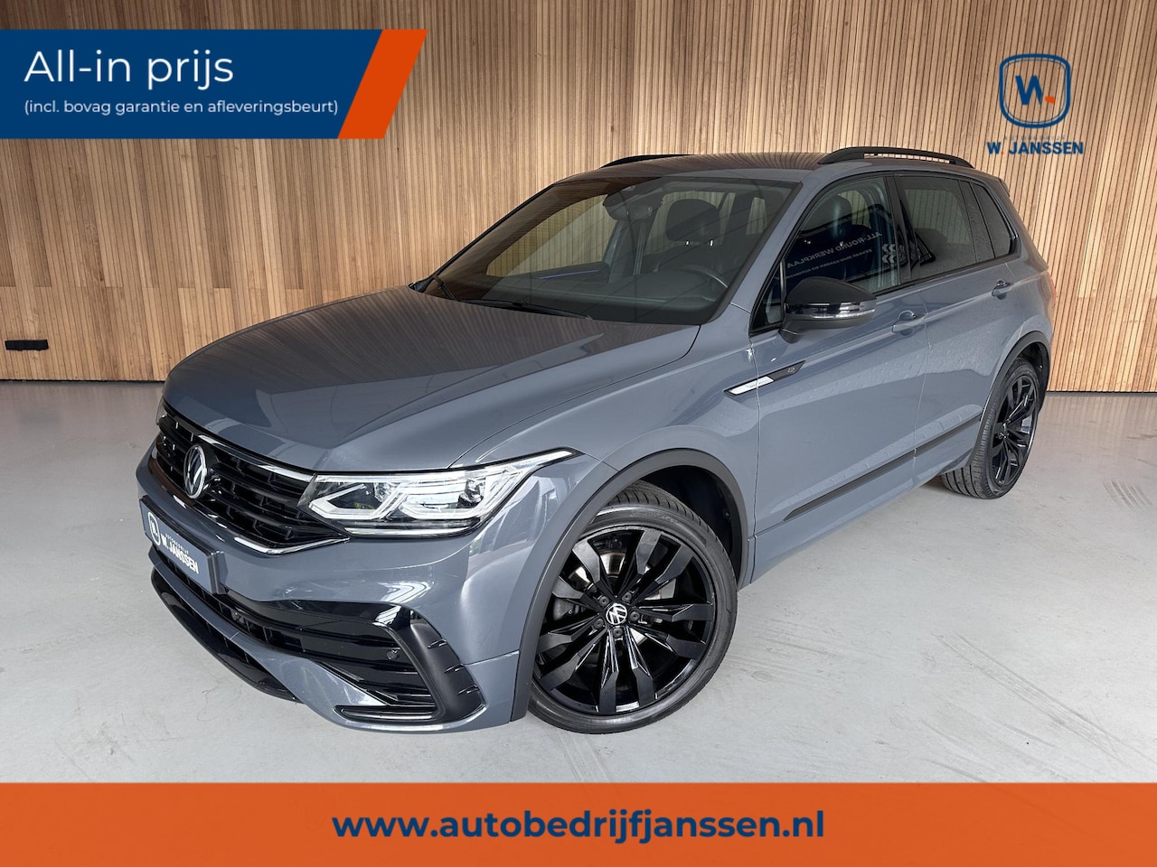 Volkswagen Tiguan - 1.5 TSI R-Line Business+ Lederen bekleding | Stoelverwarming | Trekhaak electrisch - AutoWereld.nl