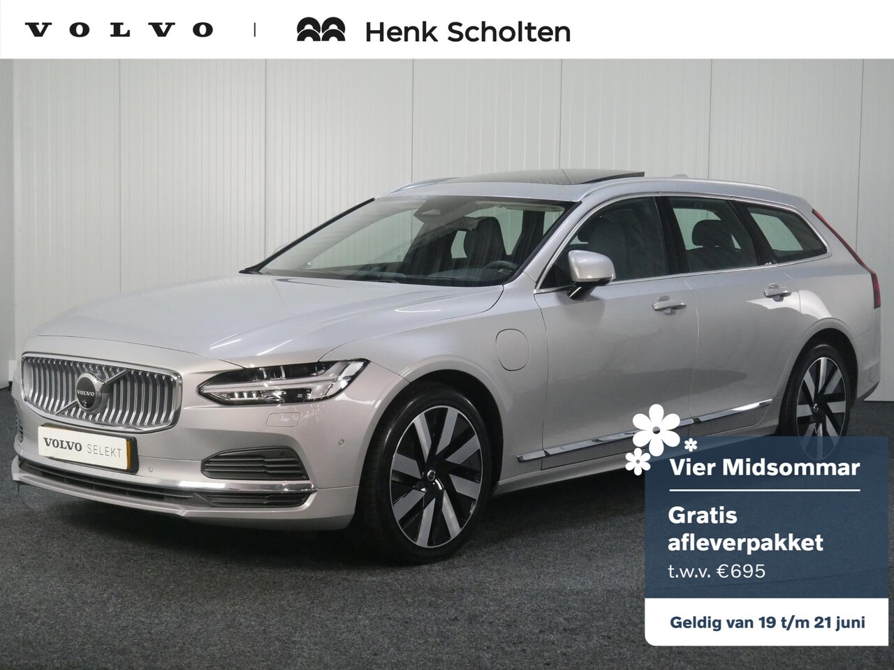 Volvo V90 - T6 Automaat Ultimate Bright | 360 Graden Camera | Massagefunctie In Voorstoelen | Bowers & - AutoWereld.nl
