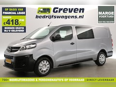 Opel Vivaro - 1.5 CDTI L3H1 | MARGE | Dubbele Cabine | 5 Persoons | Airco Cruise Carplay Parkeersensoren