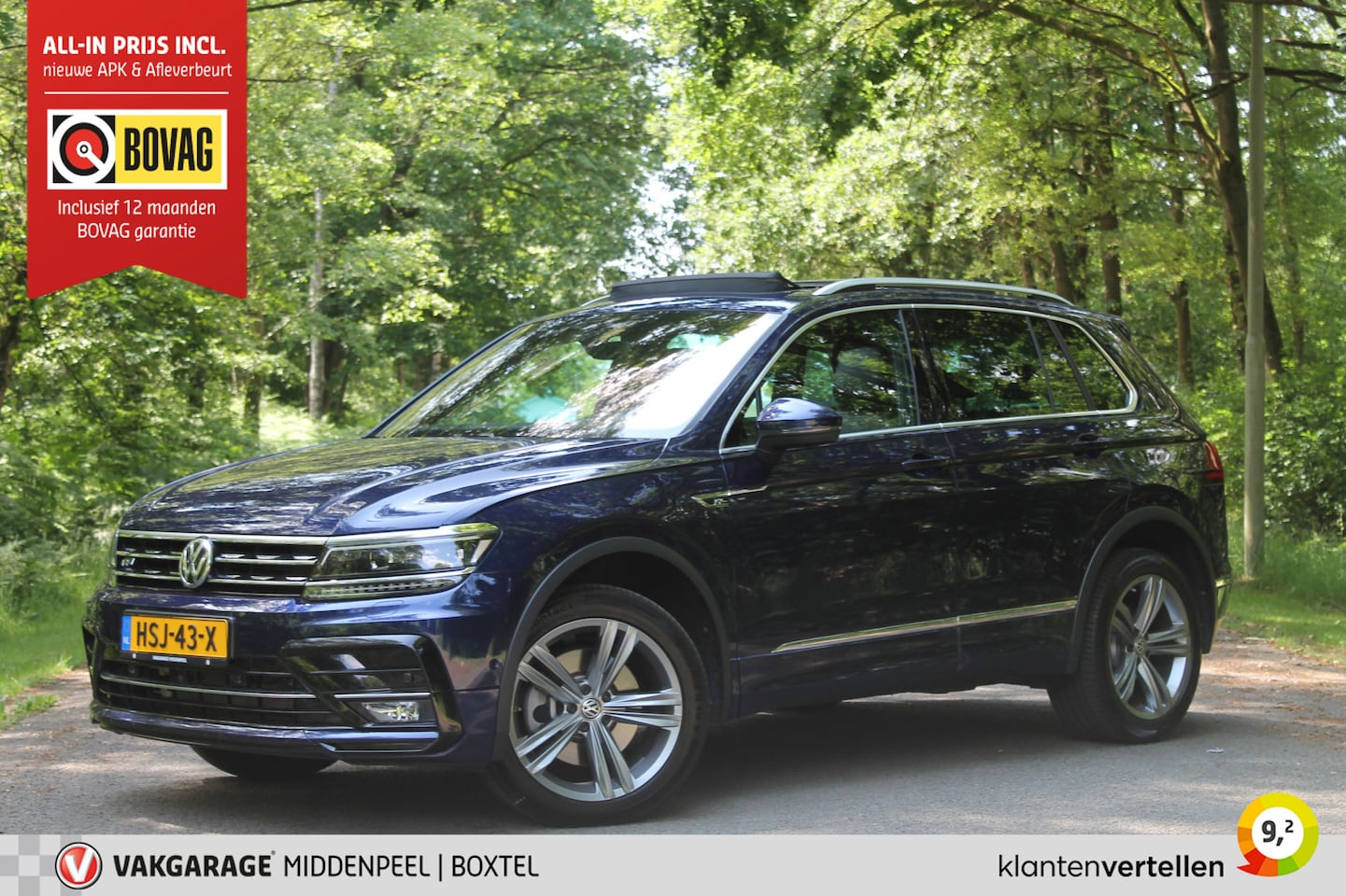 Volkswagen Tiguan - 2.0 TSI 4Motion Highline Business R | Pano | Trekhaak | Full Option - AutoWereld.nl