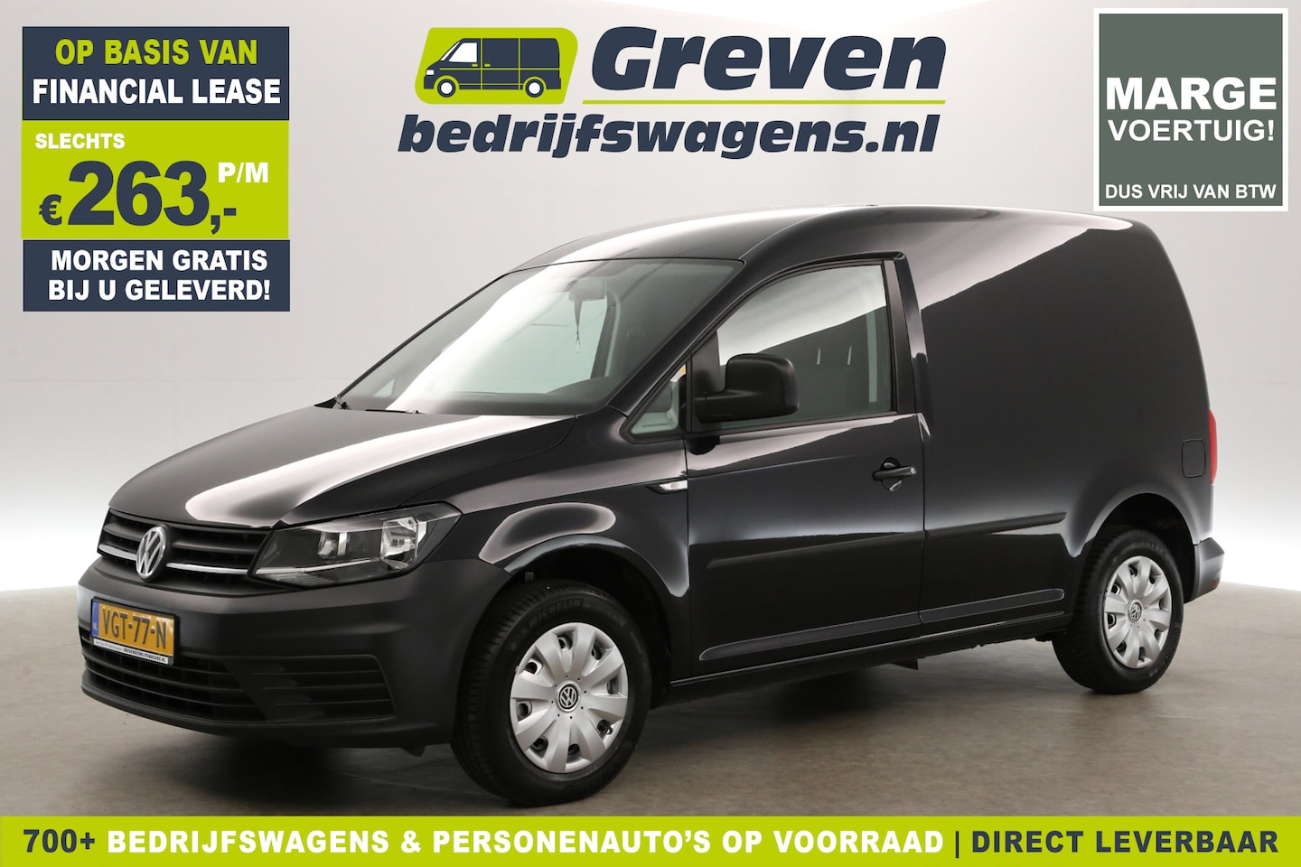 Volkswagen Caddy - 2.0 TDI L1H1 BMT | MARGE! | Airco Carplay Cruise Navigatie Elektrpakket - AutoWereld.nl