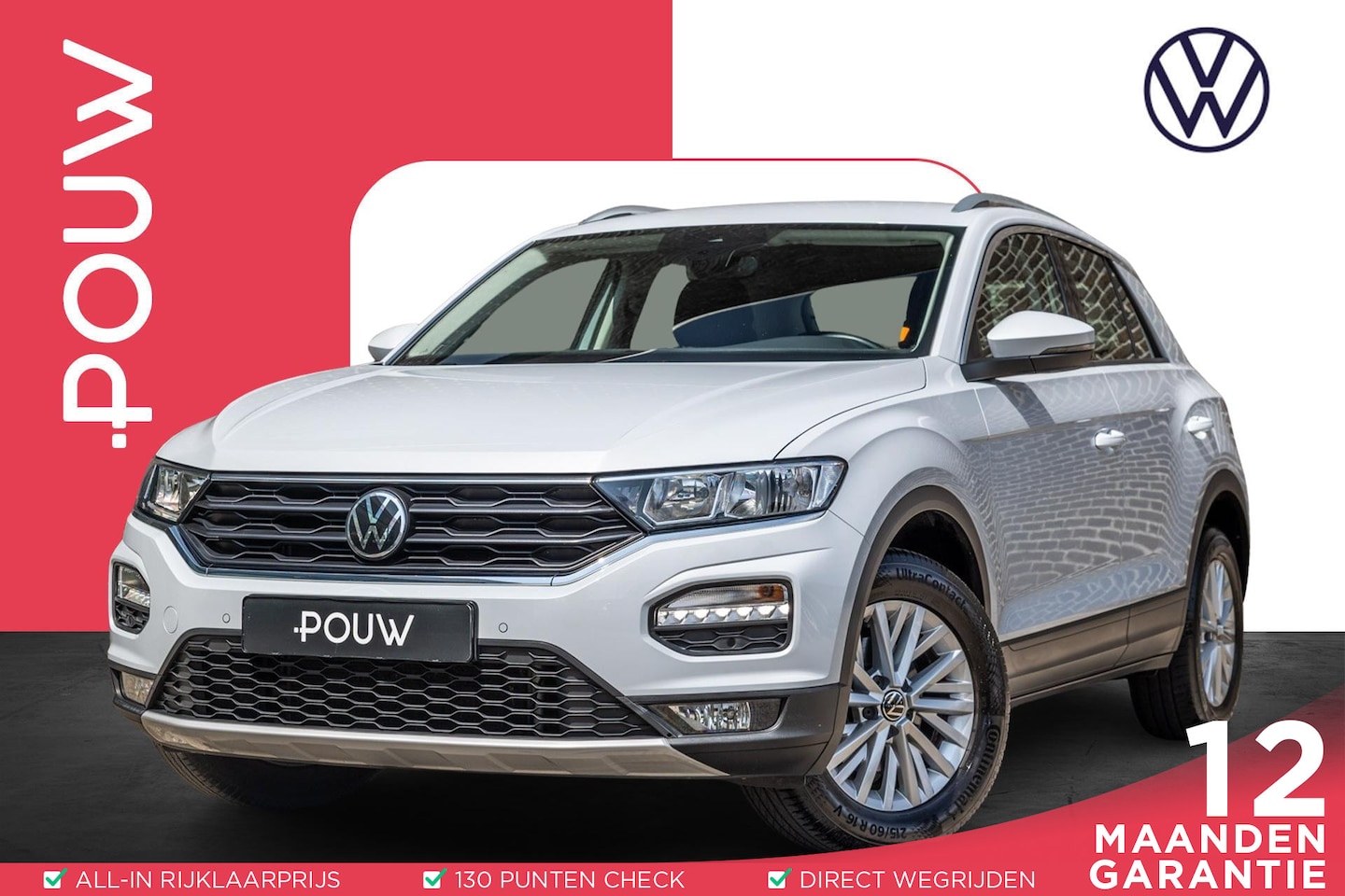 Volkswagen T-Roc - 1.0 TSI 110pk Style | Trekhaak | Navigatie | Volautomatische Airconditioning - AutoWereld.nl