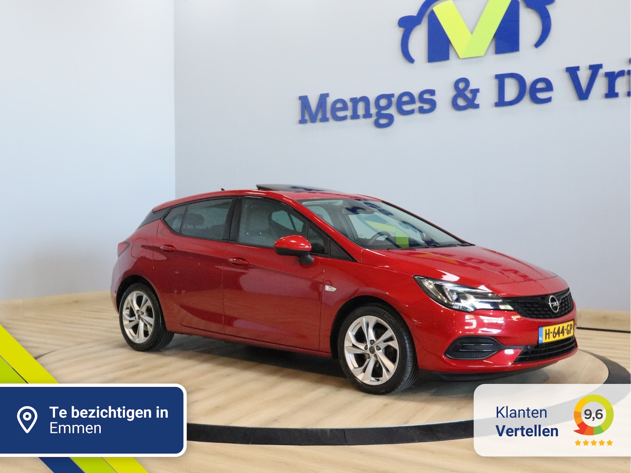 Opel Astra - 1.2 Elegance Airco ECC | Stoelkoeling | Leder | Stoelverwarming | Camera | DAB | Apple Car - AutoWereld.nl
