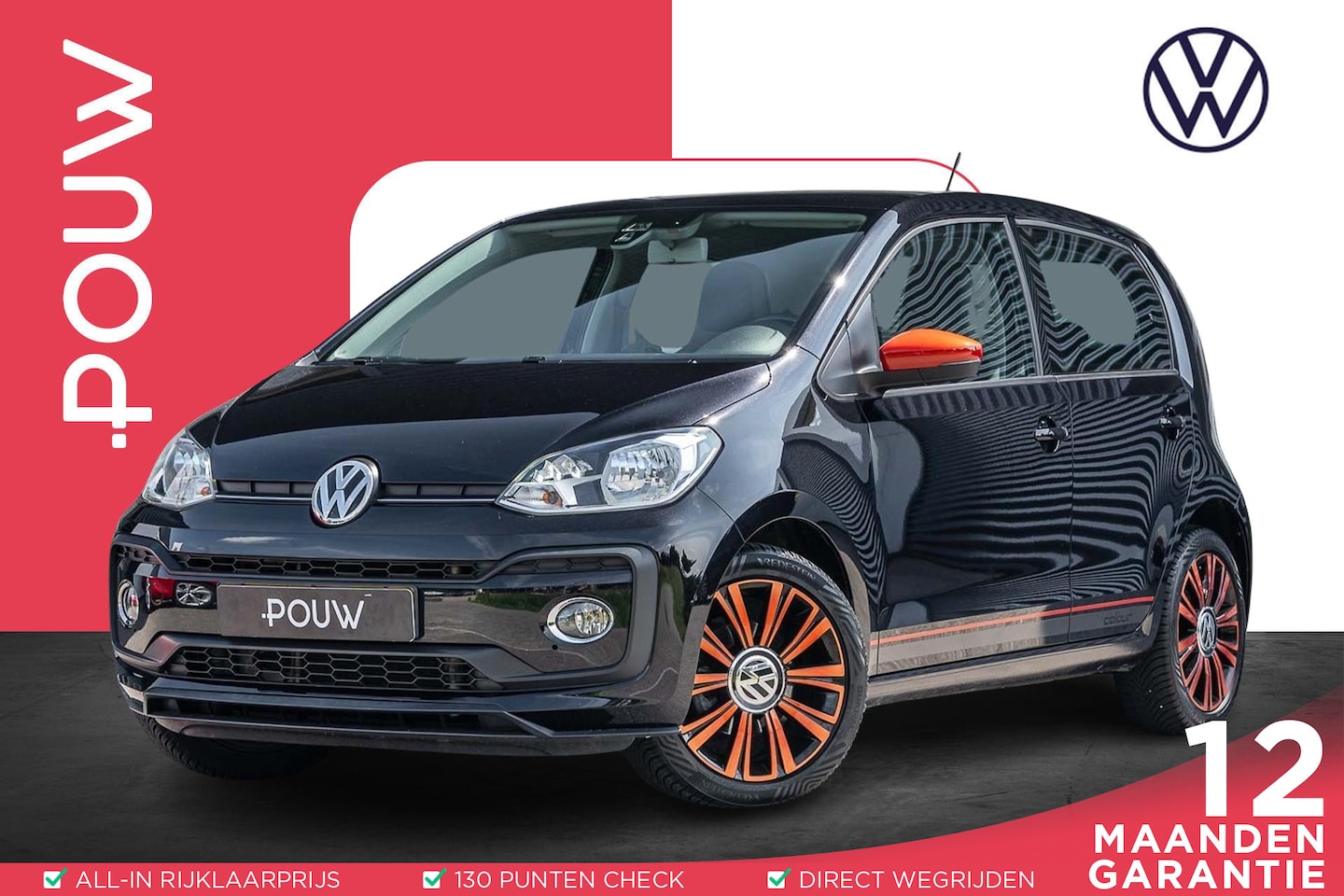Volkswagen Up! - 1.0 TSI 90pk High up! 5-Drs | Cruise Control | Camera Achter | Parkeersensoren - AutoWereld.nl