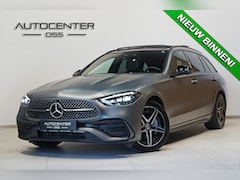 Mercedes-Benz C-klasse Estate - 300 e AMG ✅ MATGRIJS ✅ TREKHAAK ✅ HEAD-UP ✅ 360 ✅ PANO ✅ ADAP.CRUISE
