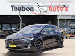 Tesla Model X - 90D Base 6p. SOH 92%, Camera rondom, Navigatie, 6 Persoons, Cruise control, Lederen interi