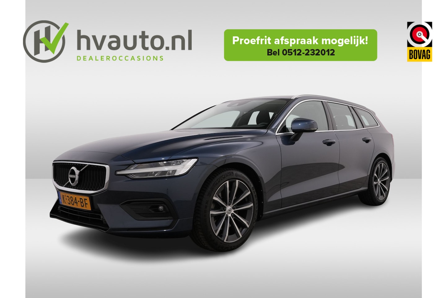 Volvo V60 - 2.0 B4 198PK BUSINESS PRO AUT8 | Navi | Park Assist | Trekhaak - AutoWereld.nl