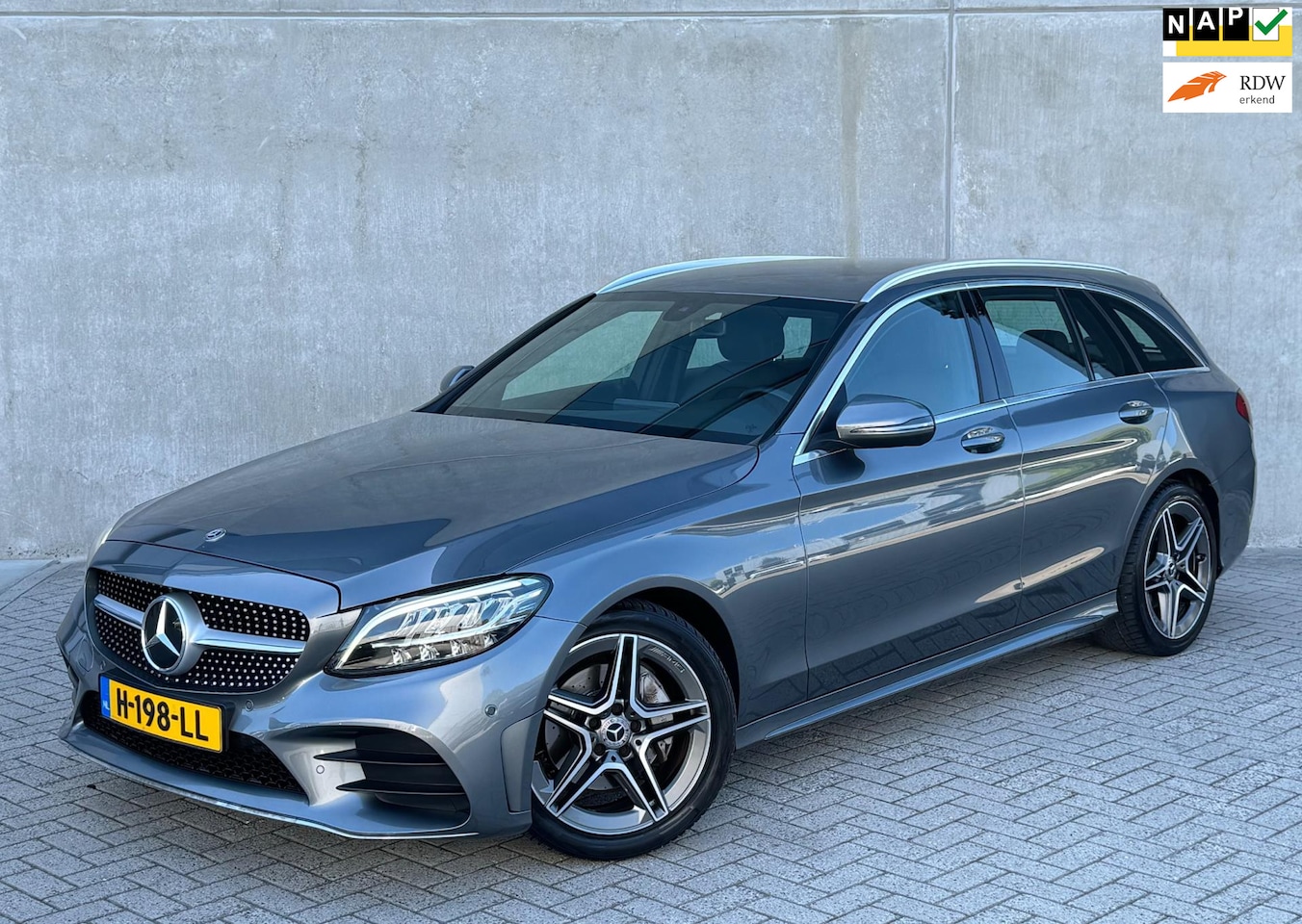 Mercedes-Benz C-klasse Estate - 160 AMG 2020 AUT Grijs VOL OPTIE - AutoWereld.nl