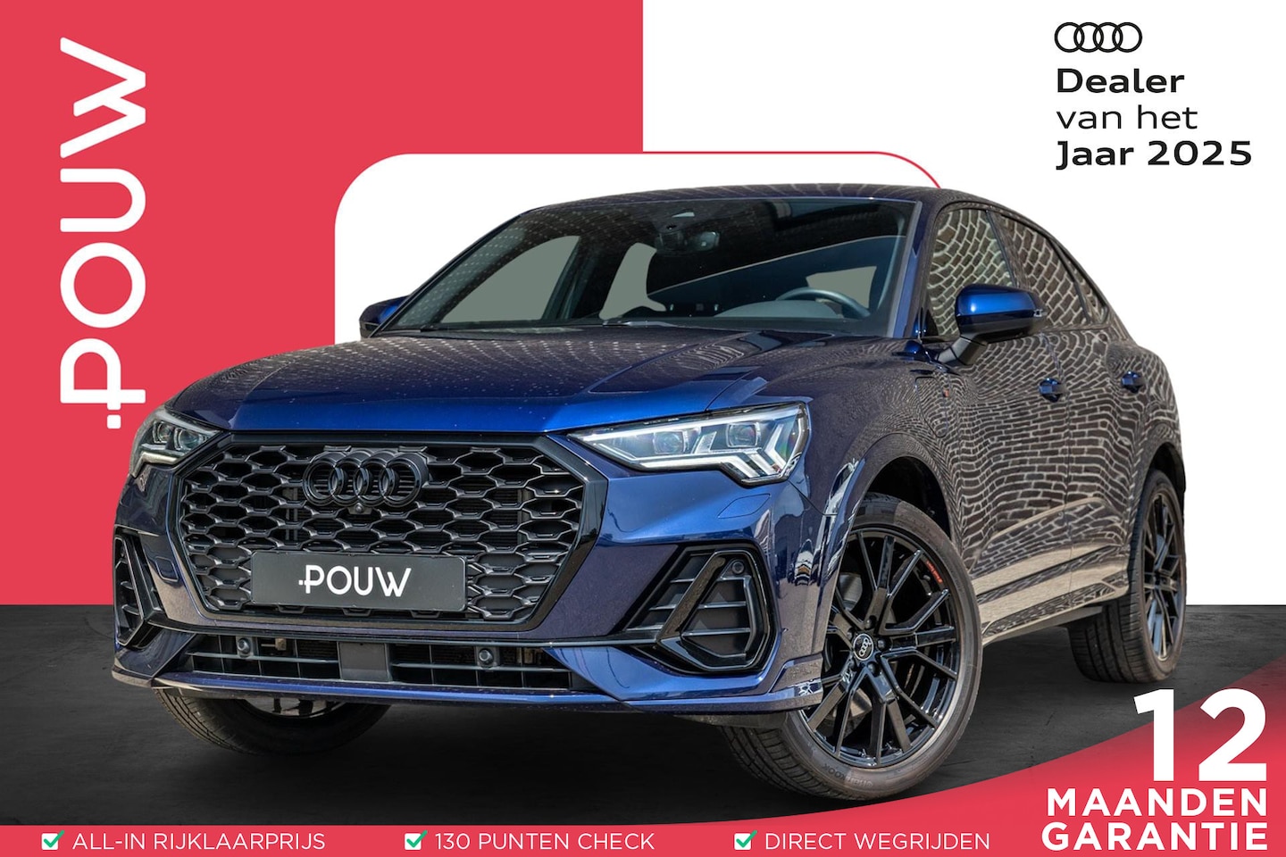 Audi Q3 Sportback - 45 TFSIe 245pk PHEV S Edition | B&O | 20" Velgen | Memory | Leder | Camera - AutoWereld.nl