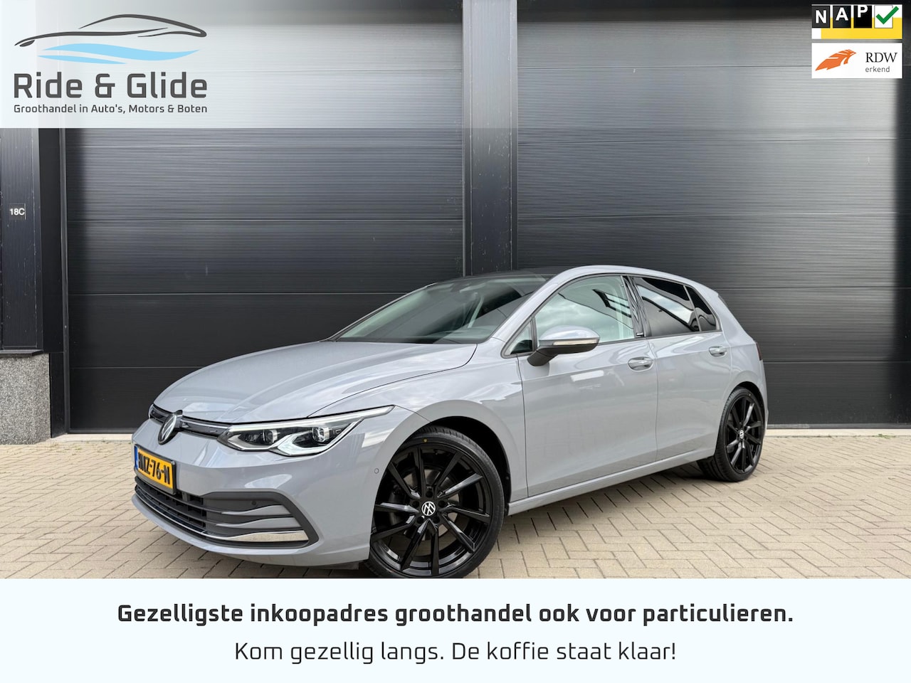 Volkswagen Golf - 2.0 TDI leer automaat full ops panorama virtual IQ 2022 nardo btw garantie - AutoWereld.nl