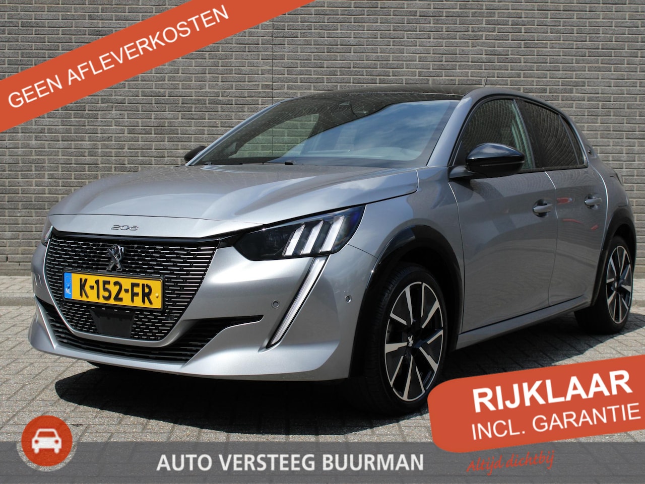 Peugeot e-208 - EV GT 350 50 kWh Cruise/Climate control, Navigatie, Apple carplay/Android auto, Panoramada - AutoWereld.nl