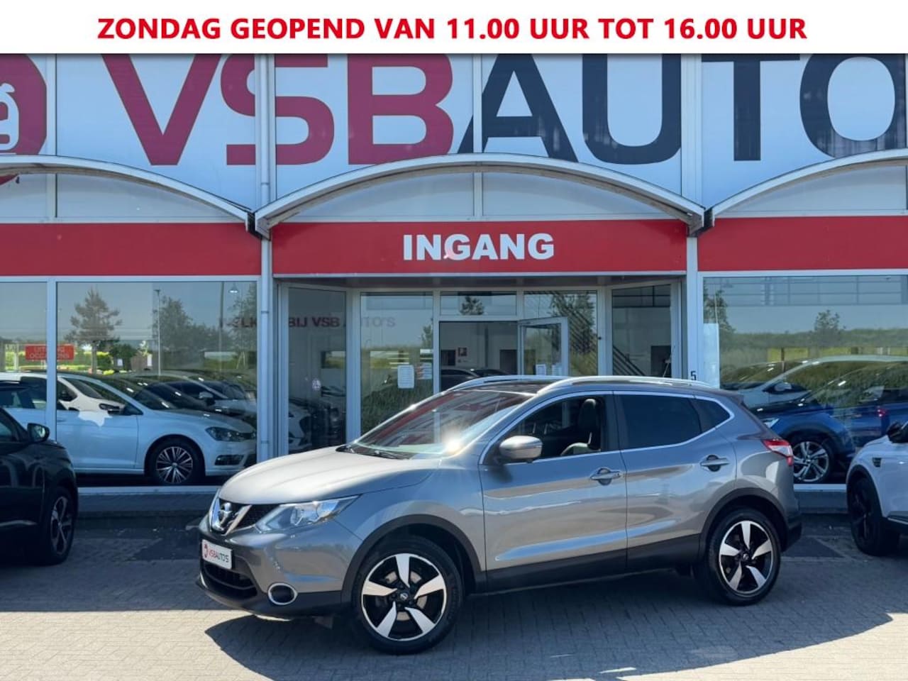 Nissan Qashqai - 1.2 DIG-T HALF-LEER PANO-DAK CAMERA AIRCO LMV PDC - AutoWereld.nl