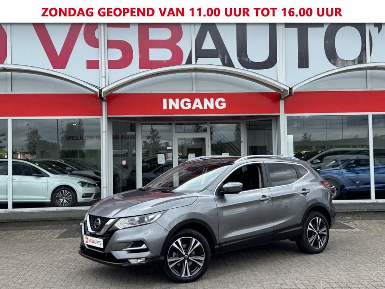 Nissan Qashqai - 1.3 DIG-T 140PK TEKNA LED NAVI PANO-DAK CAMERA AIRCO LMV P - AutoWereld.nl