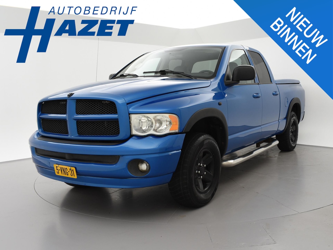 Dodge Ram Pick Up - 5.7 V8 HEMI LPG-G3 DUBBEL CABINE 6-PERS. + LEDER | INFINITY AUDIO | UITLAAT KLEPPEN - AutoWereld.nl