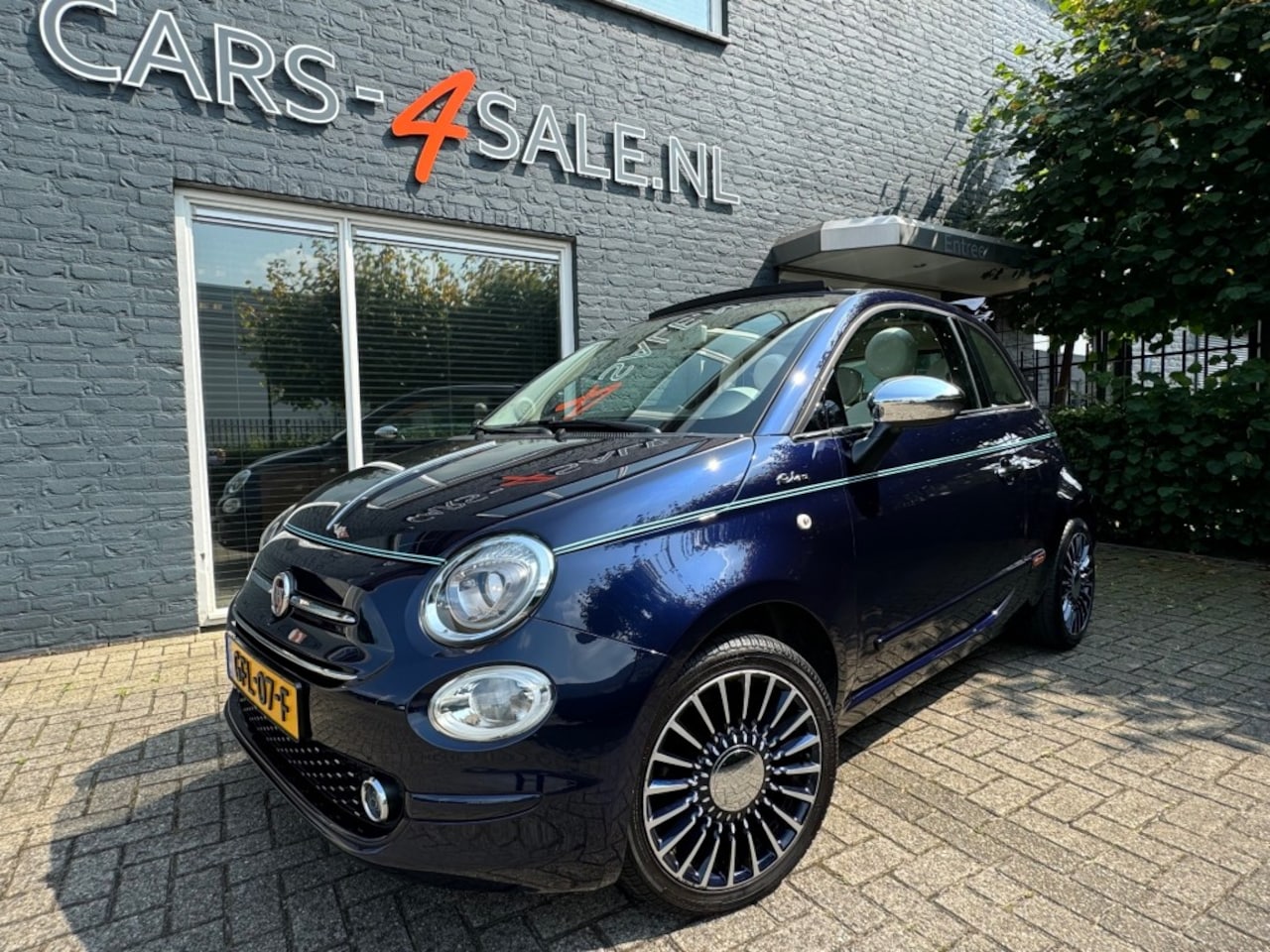 Fiat 500 - 1.2 Riva Cabrio + Leder + Navi -16 inch Lmv - Uniek exemplaar! - AutoWereld.nl