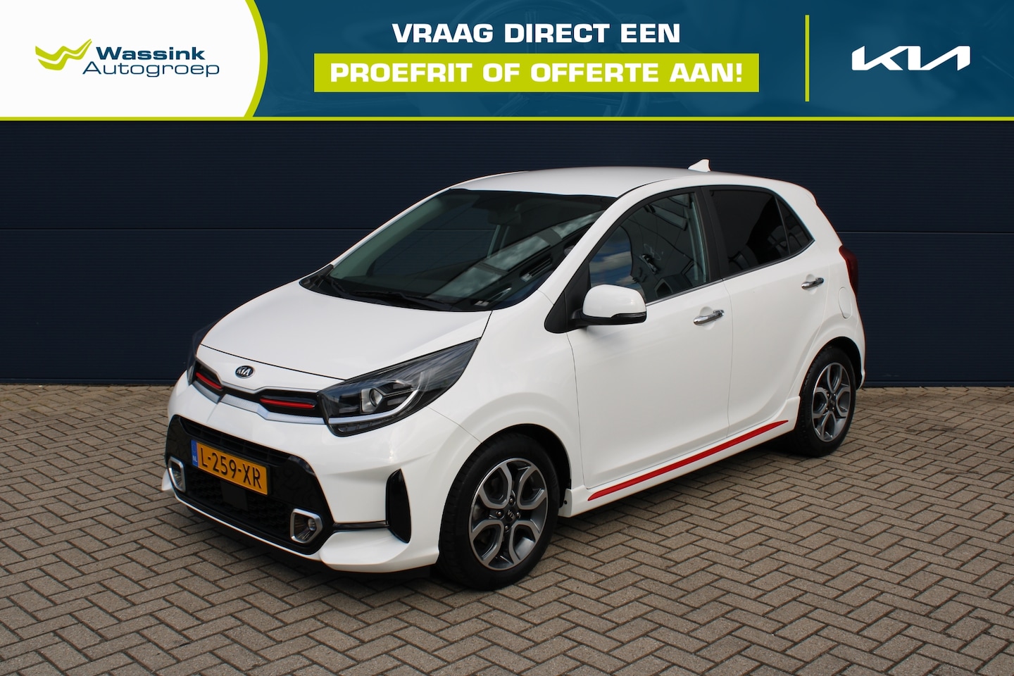 Kia Picanto - 1.0 DPi 67pk 4-zits GT-Line | Navigatie | Climate Control | Apple Carplay | Camera | - AutoWereld.nl
