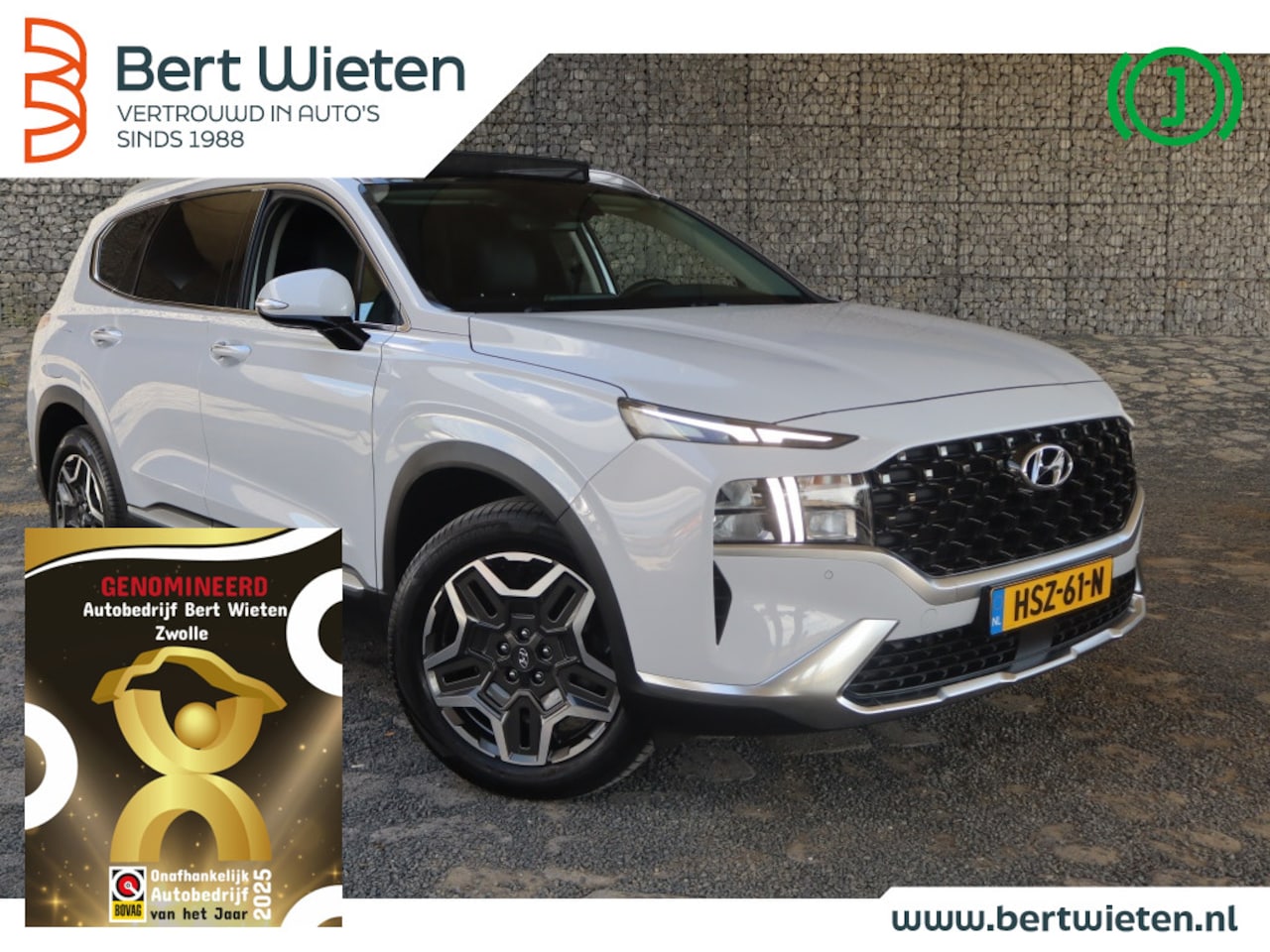 Hyundai Santa Fe - 1.6 T-GDI PHEV Premium Sky | Open Dak | 7 Persoons - AutoWereld.nl