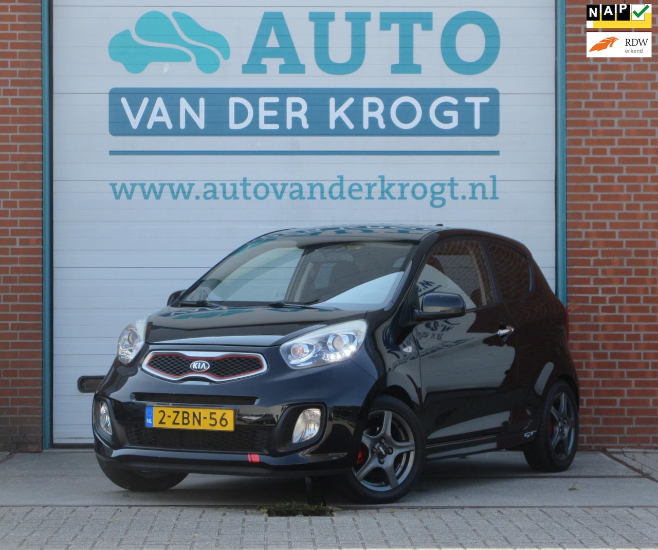 Kia Picanto - 1.0 CVVT BusinessLine 1.0 CVVT BusinessLine, GT line, LM, Navi, Airco, APK 6-26!! - AutoWereld.nl